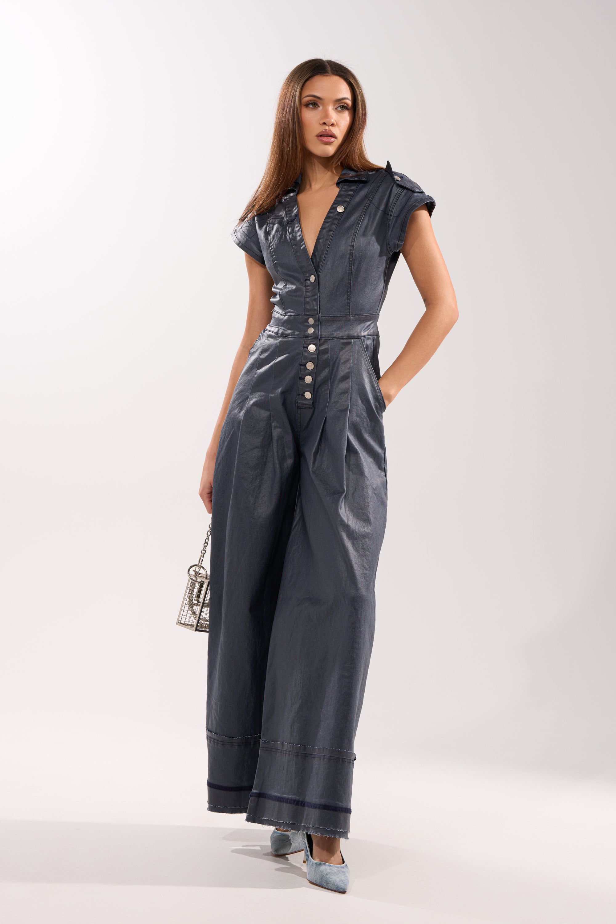 RONNIE DENIM JUMPSUIT
