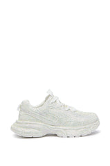 PRINCESS WHITE EMBELLISHED SNEAKER