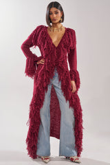 CAN'T GET ENOUGH FRINGE CARDIGAN