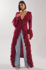 CAN'T GET ENOUGH FRINGE CARDIGAN