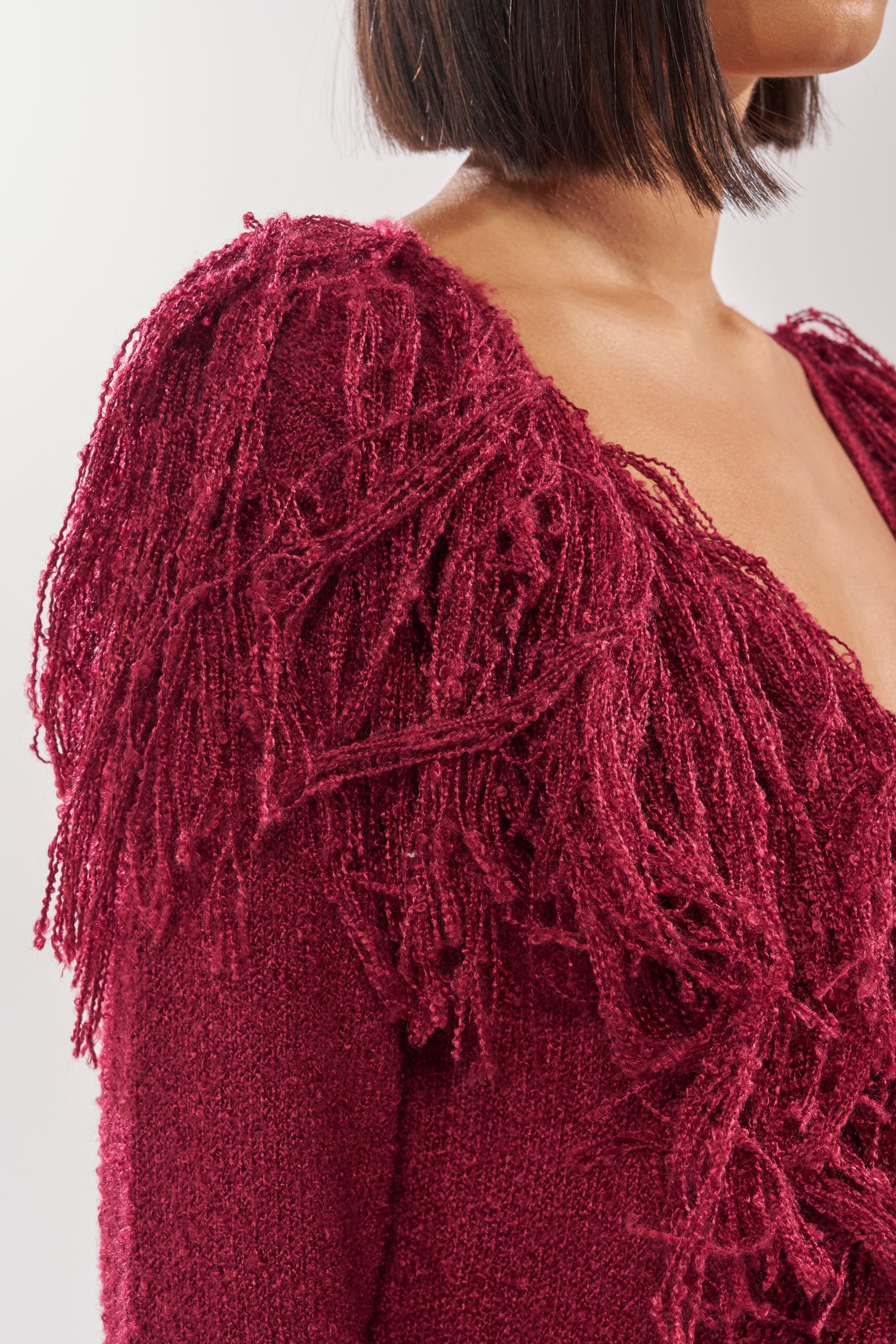 CAN'T GET ENOUGH FRINGE CARDIGAN