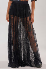 LOVELY DAYS LACE MAXI SKIRT