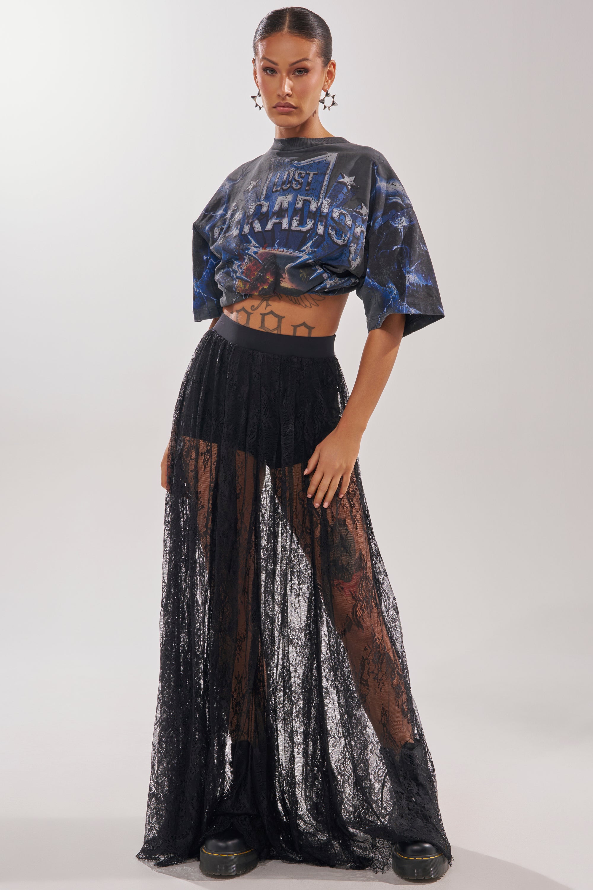 LOVELY DAYS LACE MAXI SKIRT