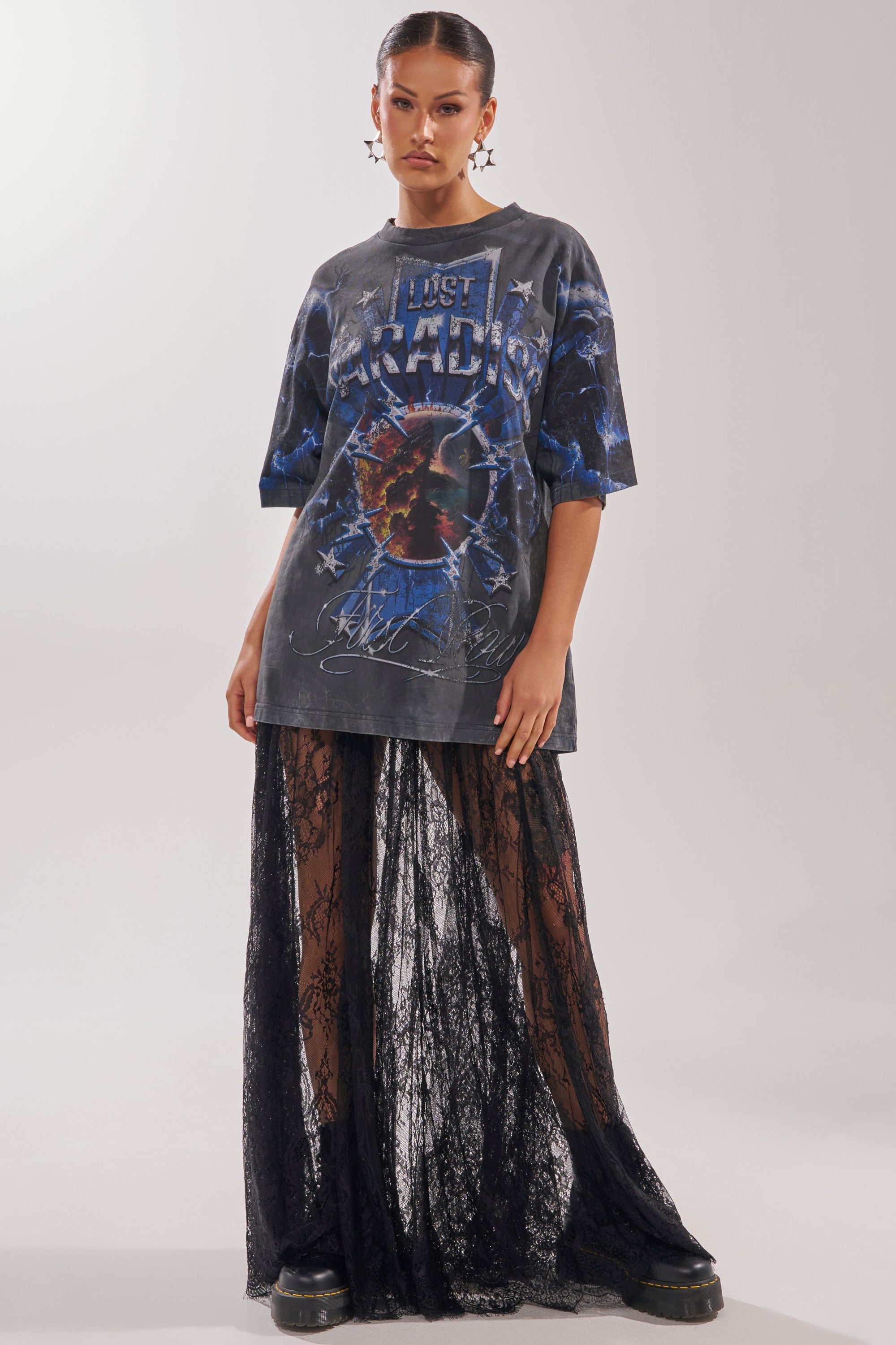 LOVELY DAYS LACE MAXI SKIRT