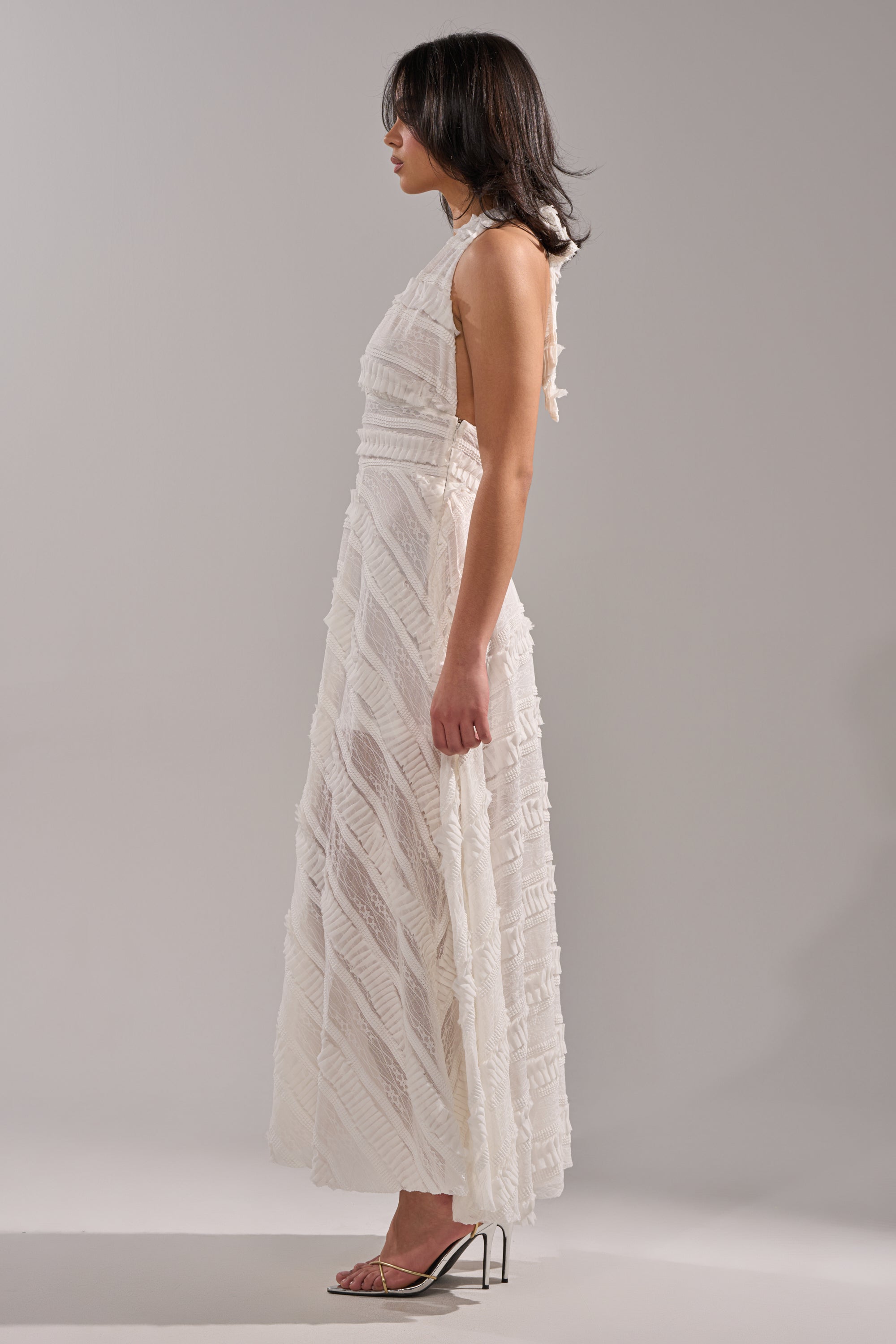 SITTING PRETTY WHITE WOVEN MAXI DRESS