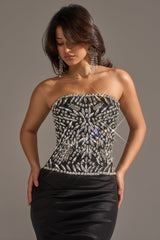 QUEEN OF THE NIGHT RHINESTONE CORSET