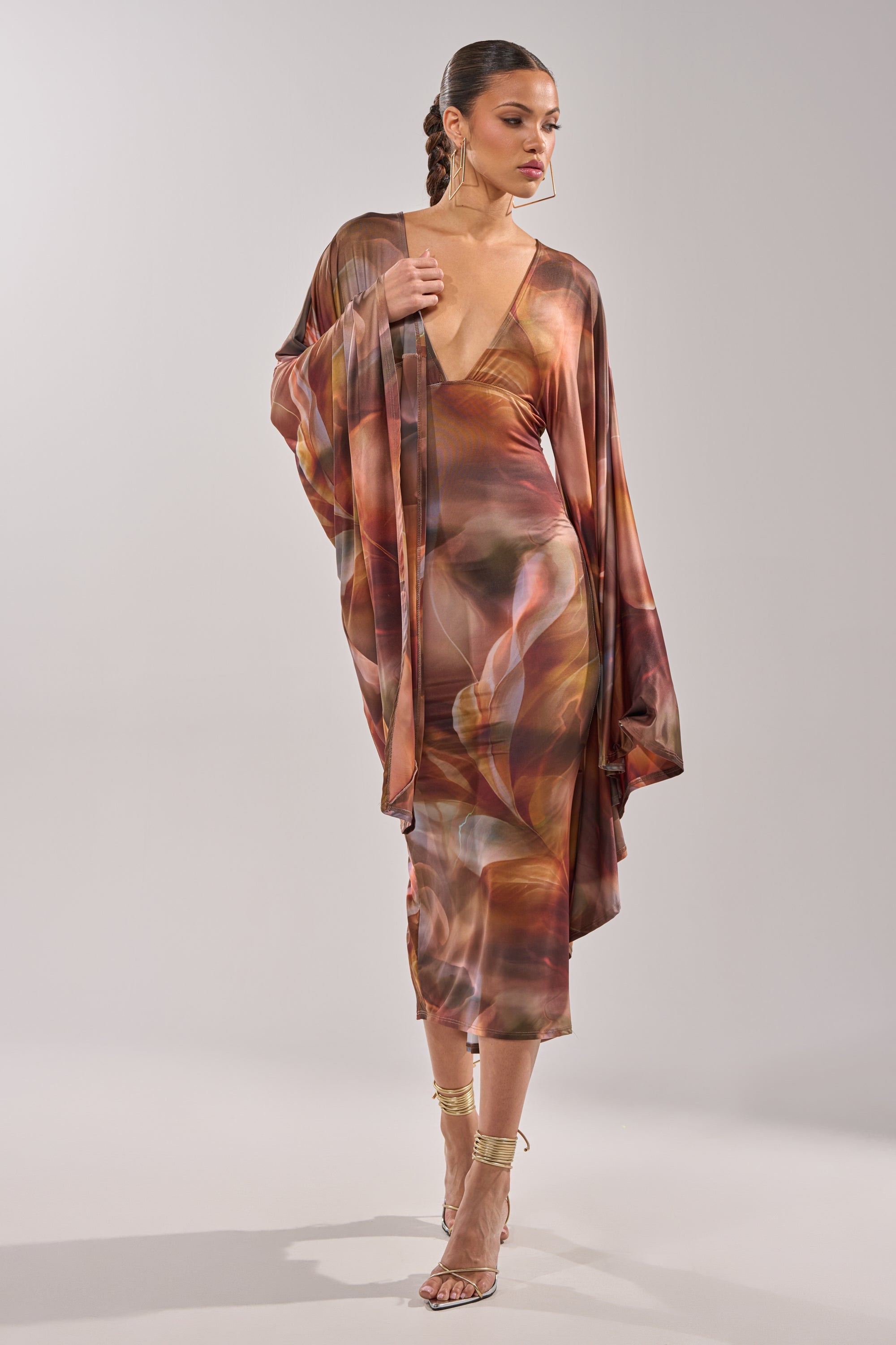 SHINY LIKE ME MAXI DRESS