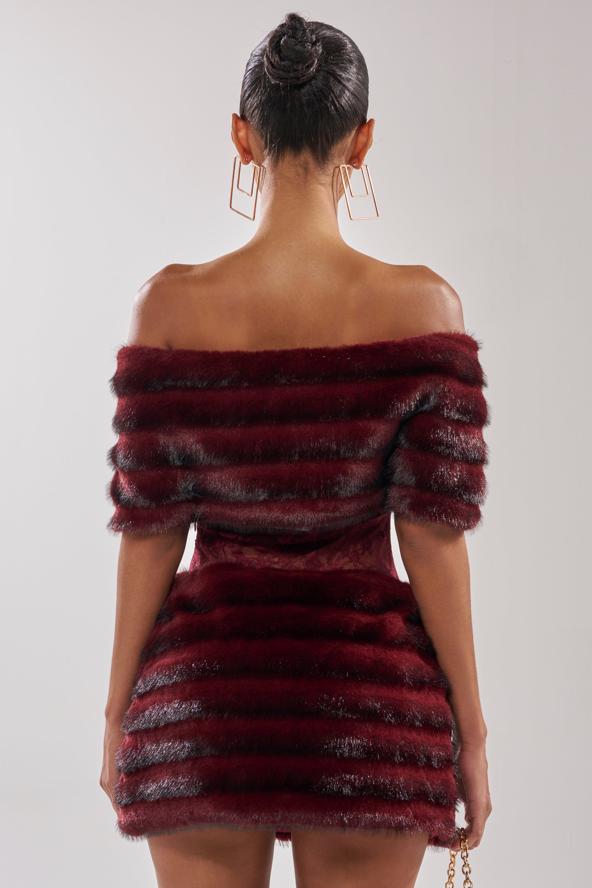 SOFT CHERRY SLEEVELESS MINI DRESS