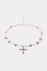 CANDY CROSS NECKLACE
