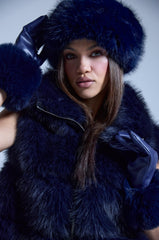 TOO CHIC FAUX FUR GLOVES