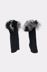 ARLO FAUX FUR TRIM SOCKS
