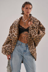 LOLA COCOON COAT IN JACQUARD