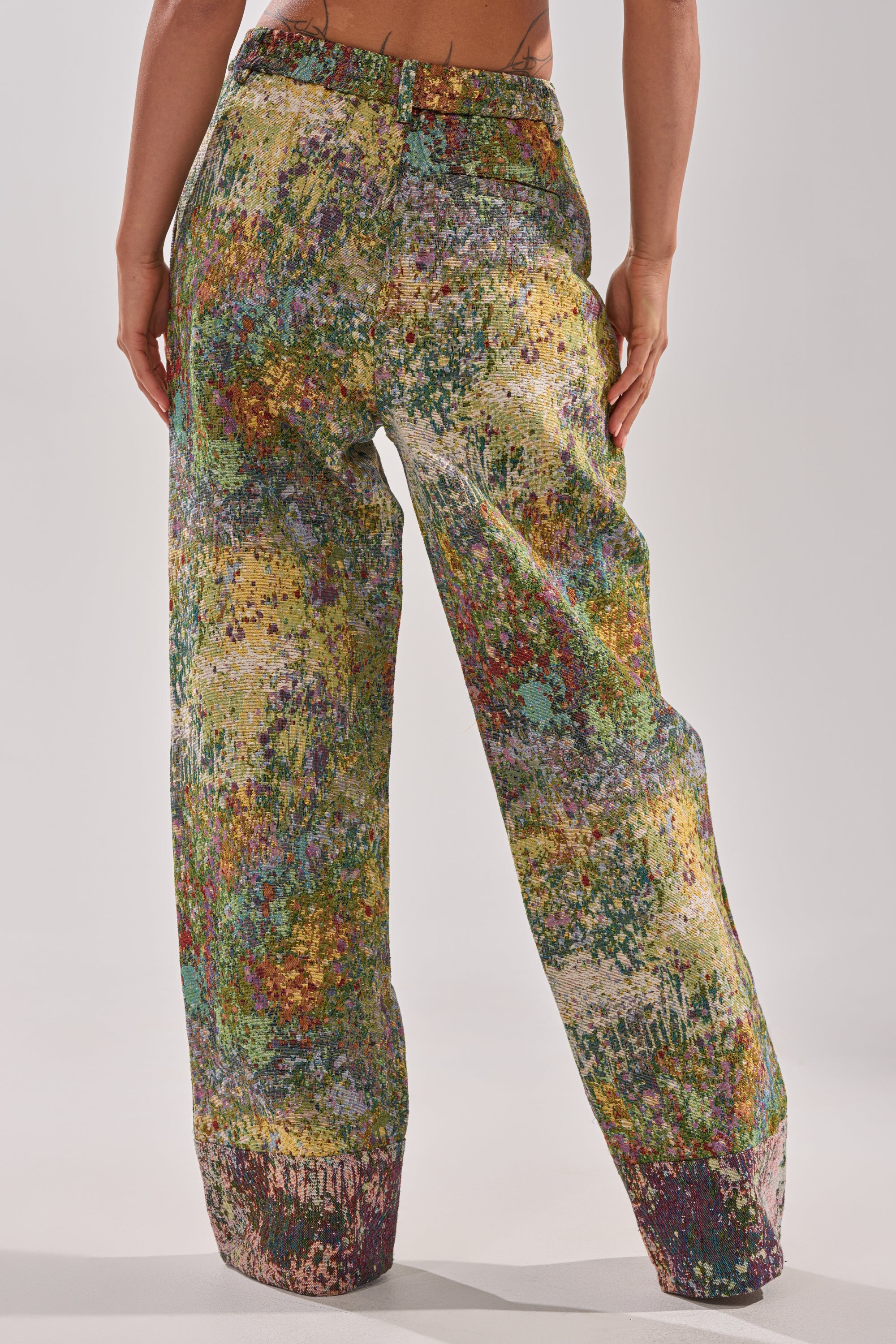 DEEP IN THE SEA BROCADE TROUSER