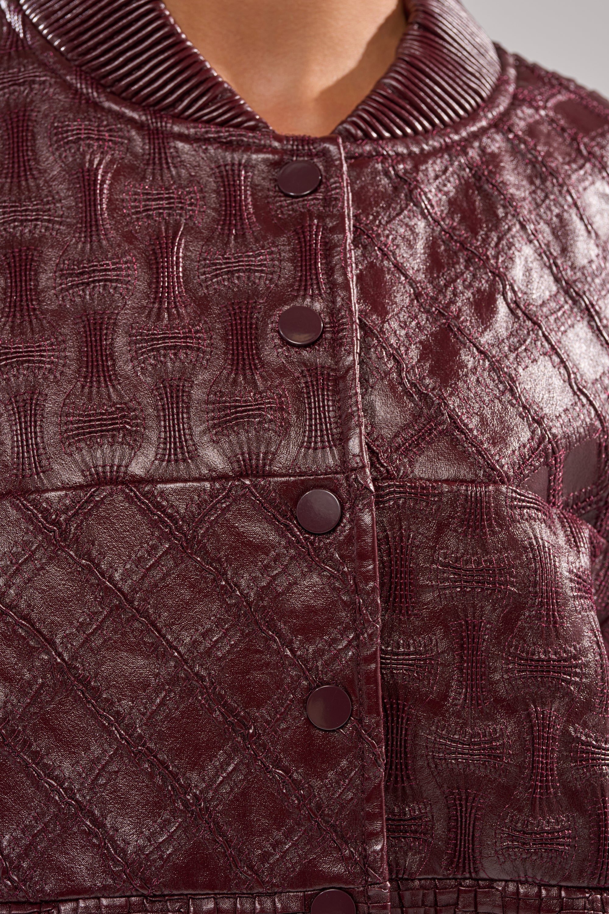 CHARLI PATCHWORK BOMBER