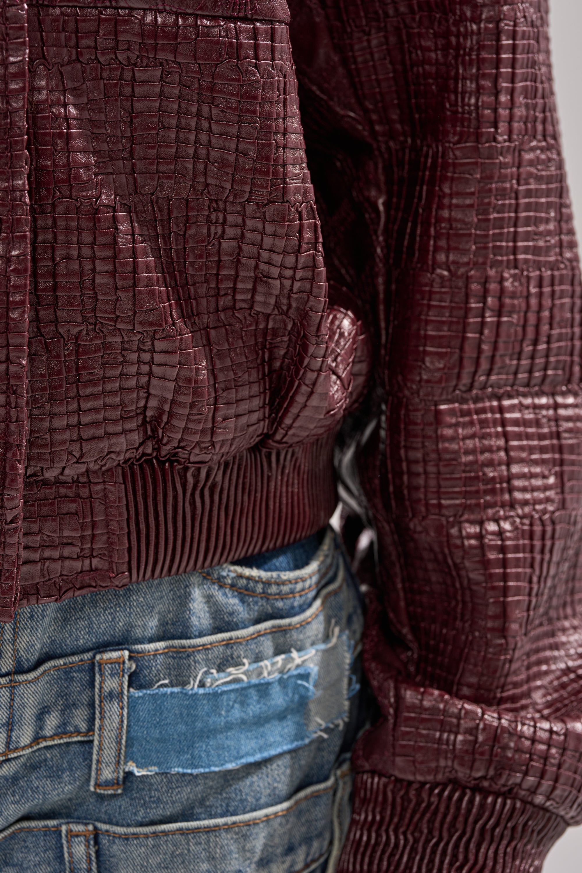 CHARLI PATCHWORK BOMBER