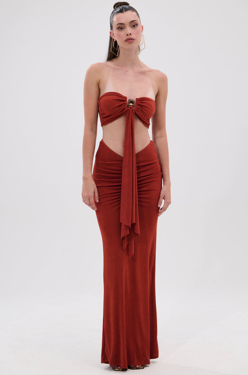 ON MY MIND SLINKY MAXI SKIRT