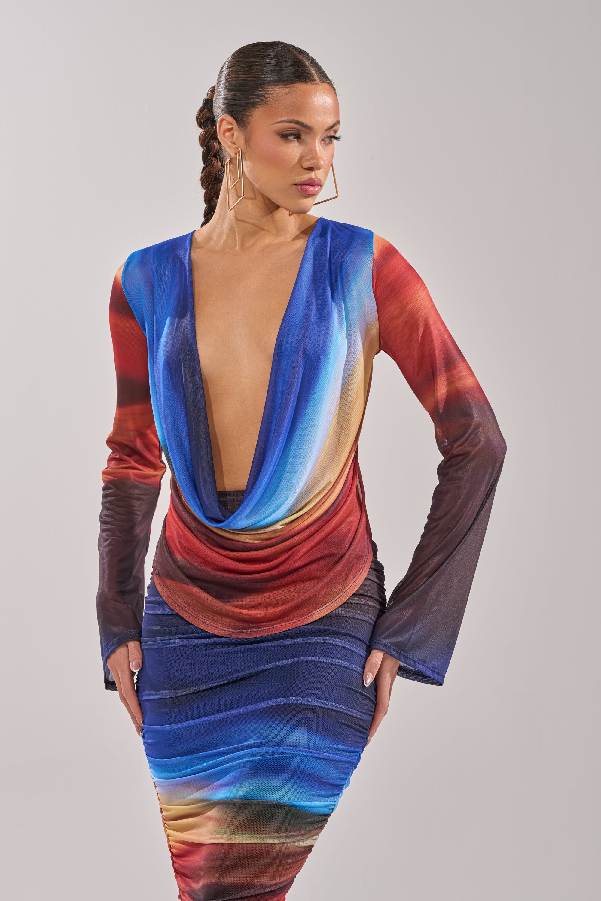 BOOM BOOM MESH BLOUSE