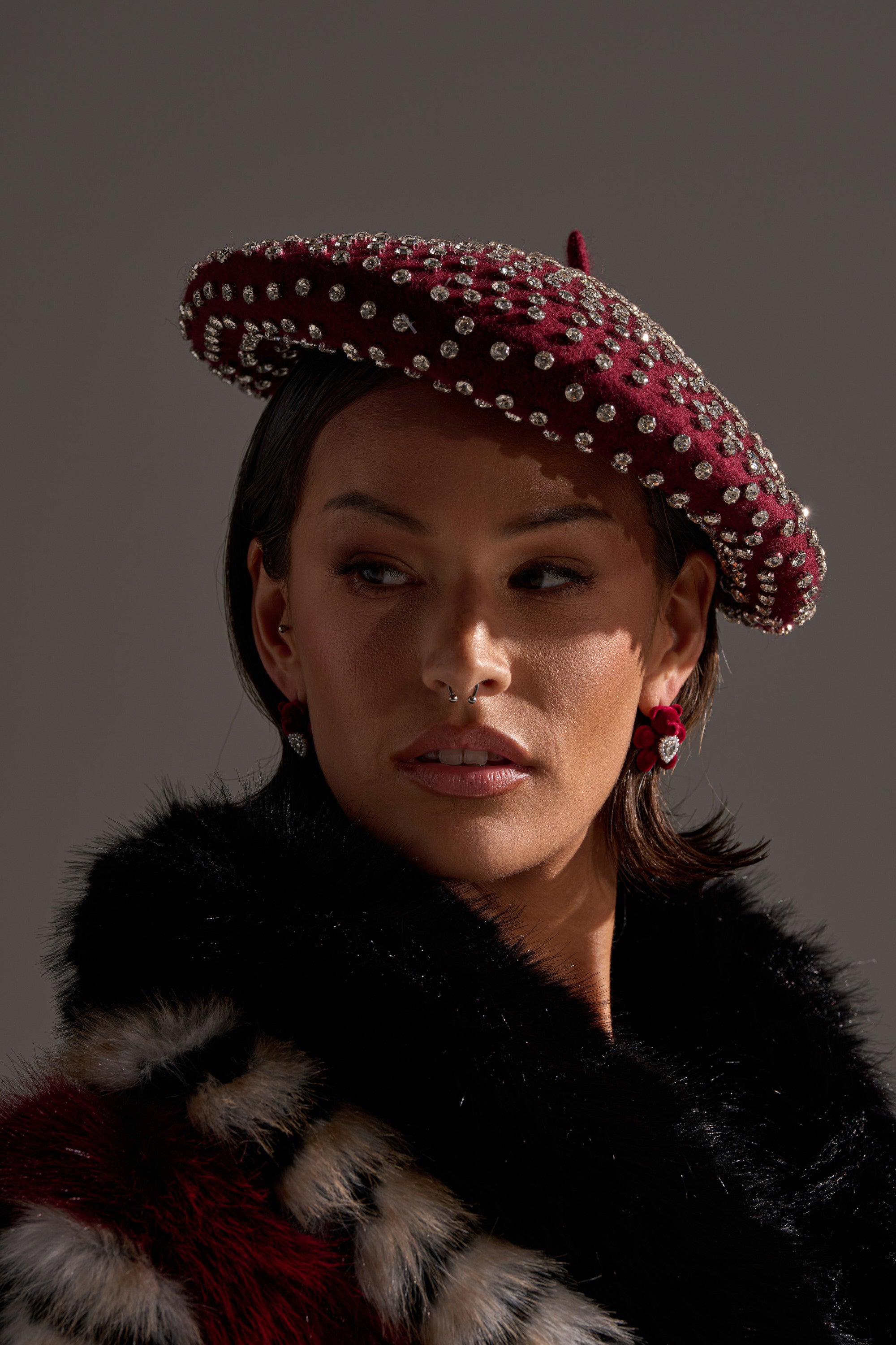 THE REAL RELATE EMBELLISHED BERET