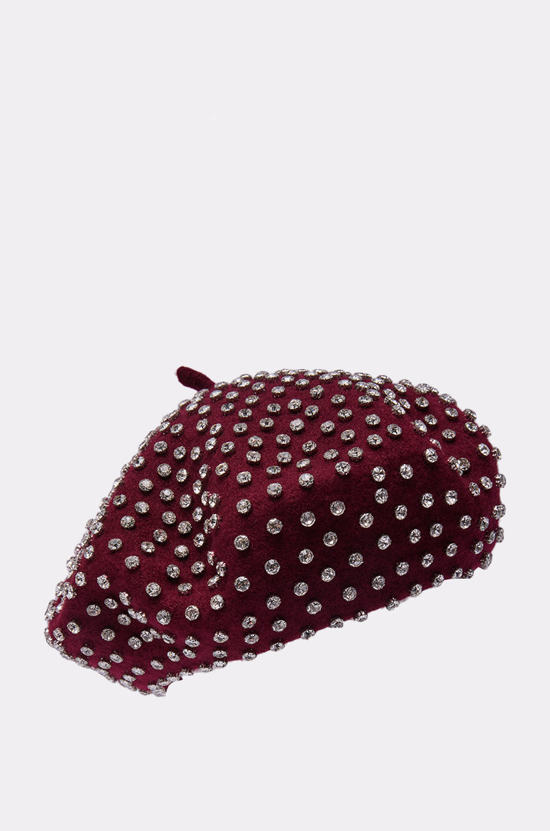 THE REAL RELATE EMBELLISHED BERET