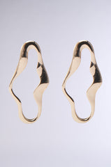 OUTTA SHAPE GOLD EARRING