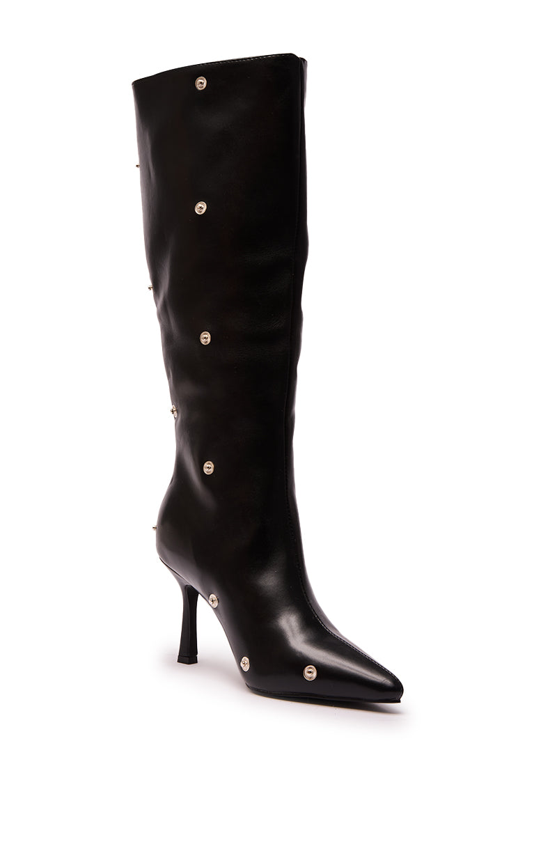 AZALEA WANG VULTURE BLACK SHERPA LINED BOOT