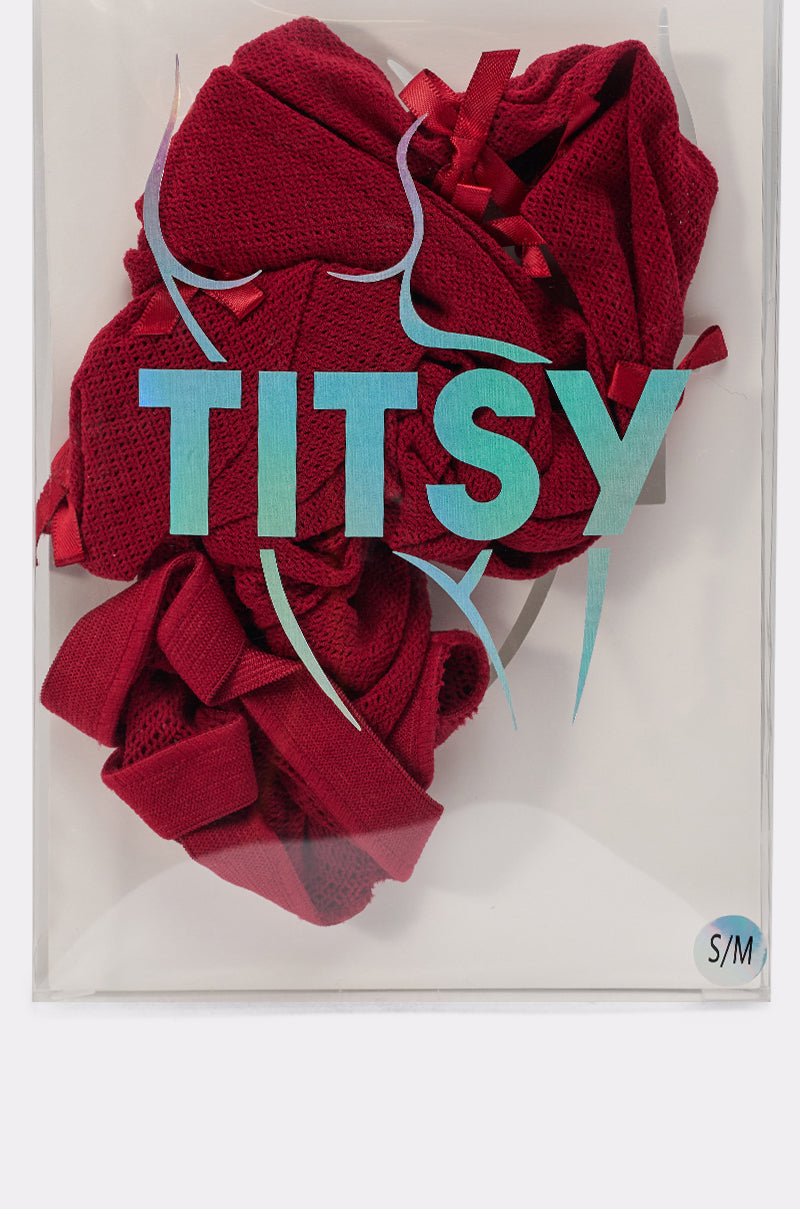IM THE GIFT BOW TIGHTS