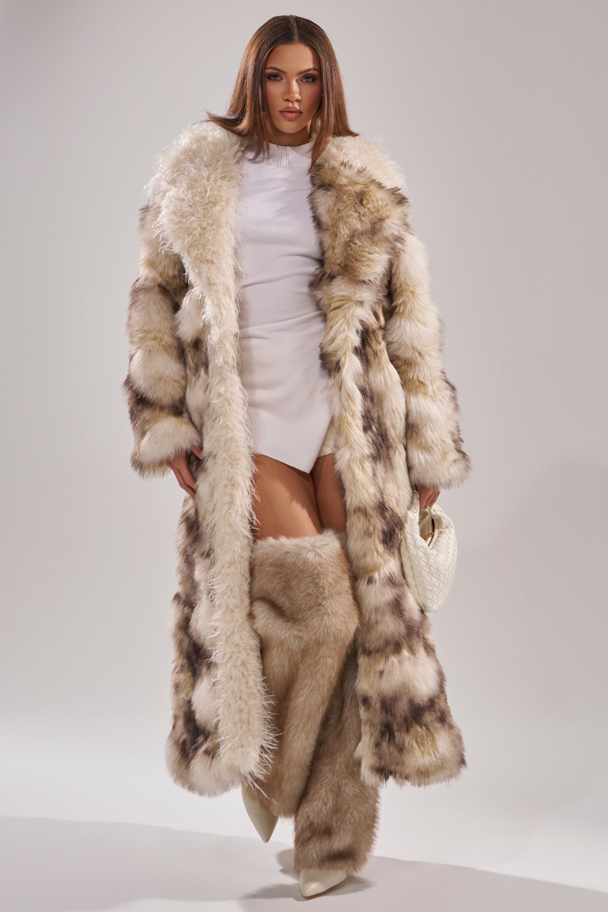 PARK AVENUE PATCHWORK FAUX FUR