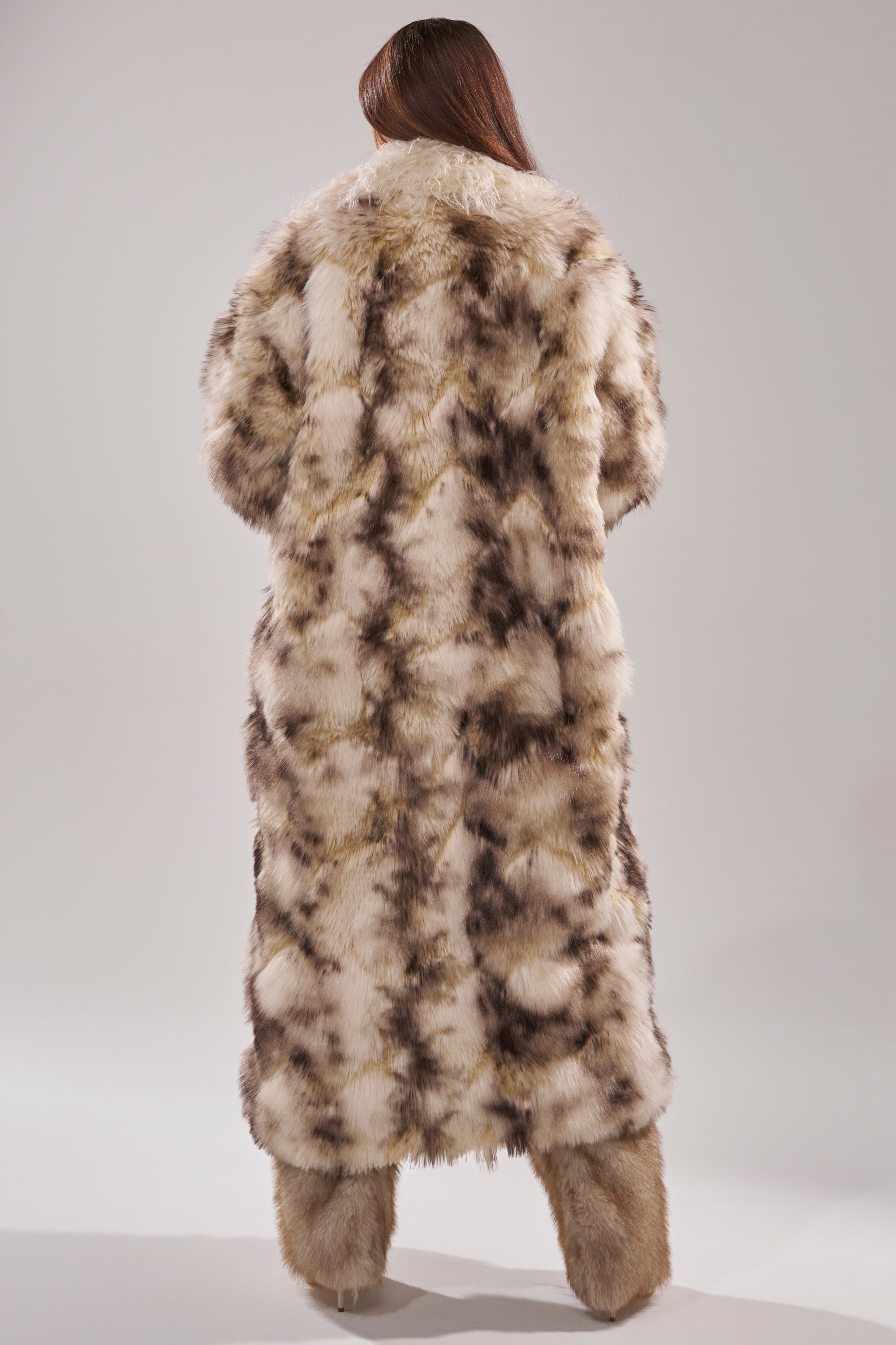 PARK AVENUE PATCHWORK FAUX FUR
