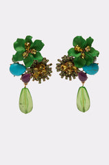 GREEN GLORY EARRING