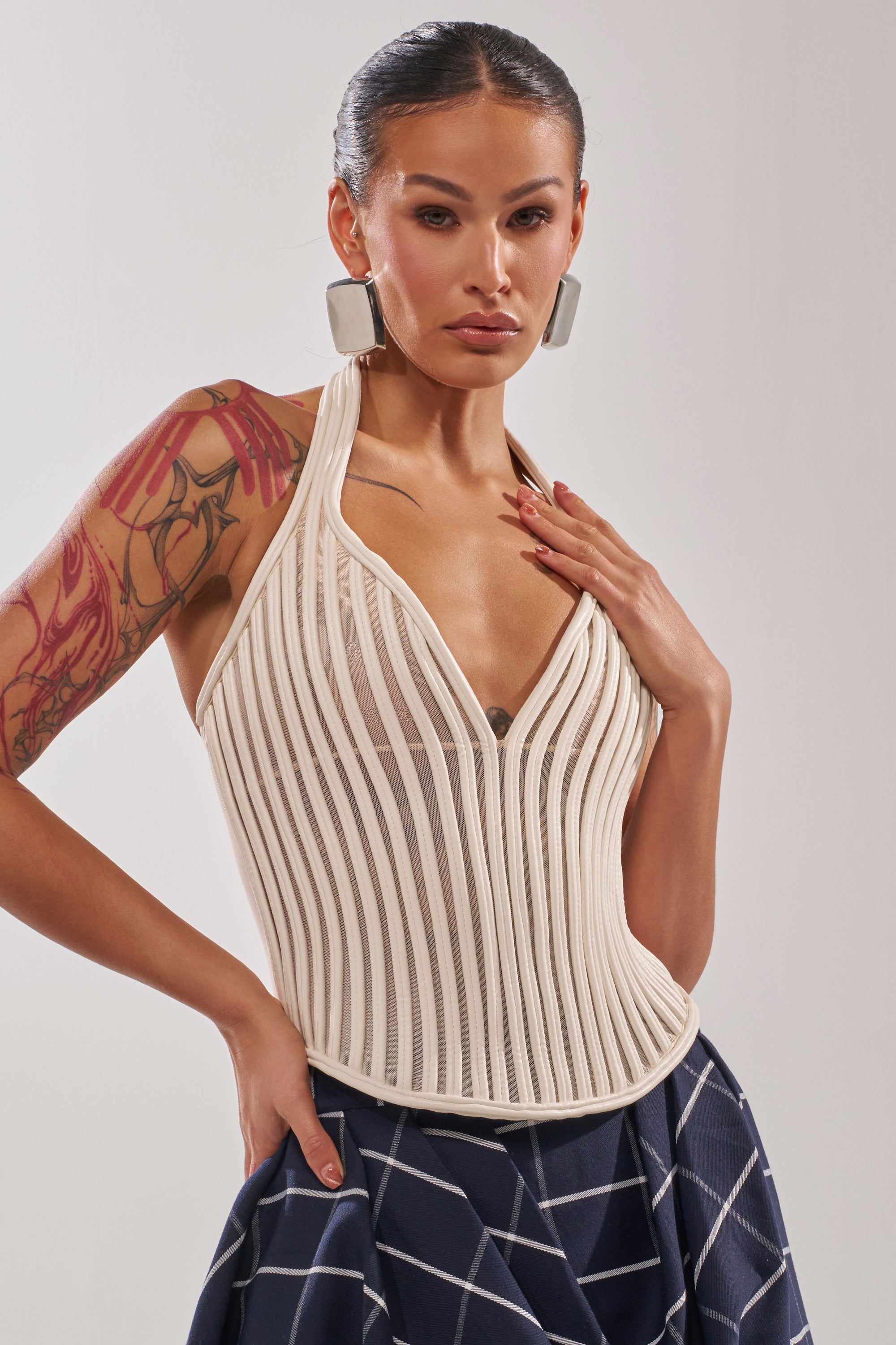 GET GROOVY WITH IT MESH CORSET