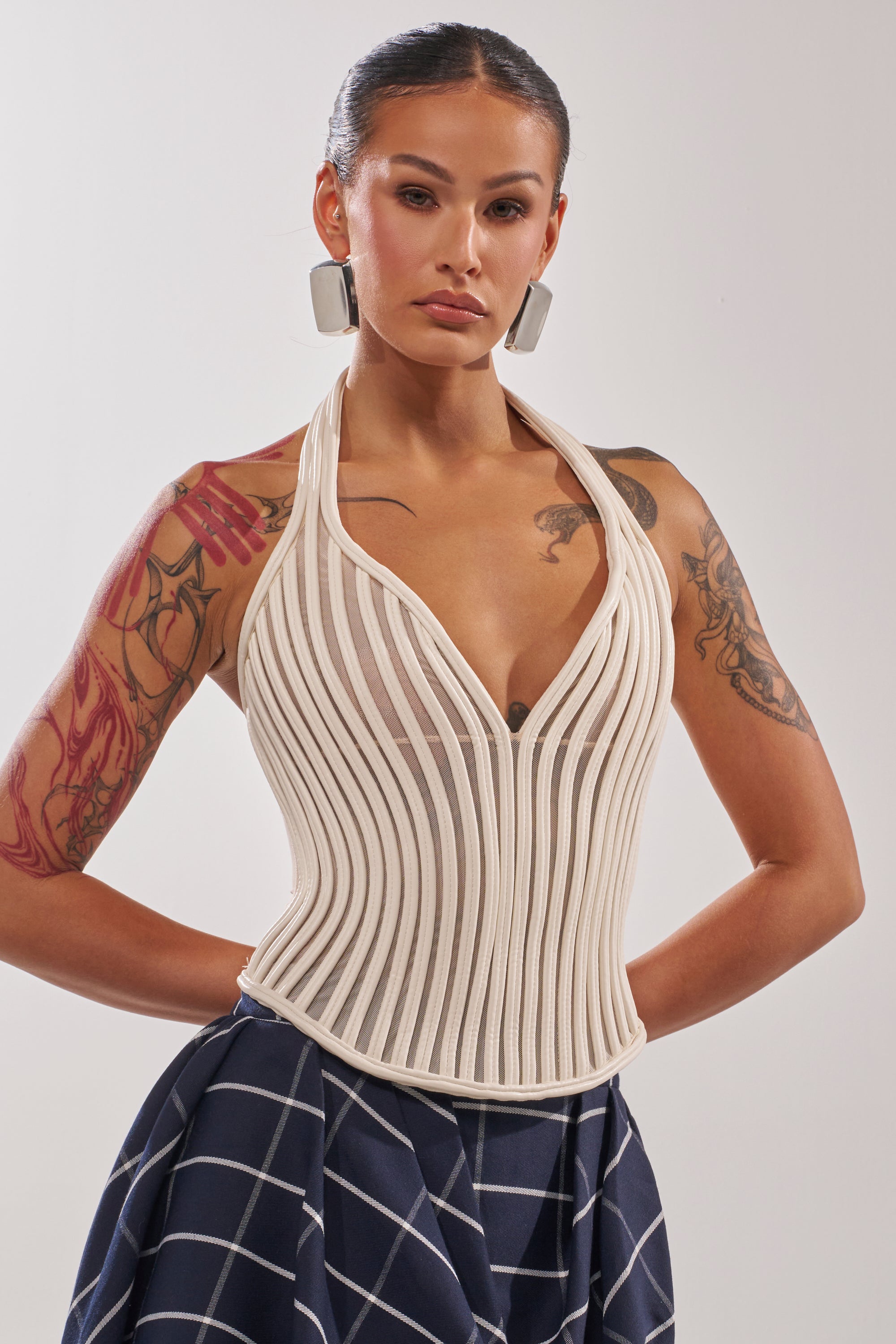 GET GROOVY WITH IT MESH CORSET