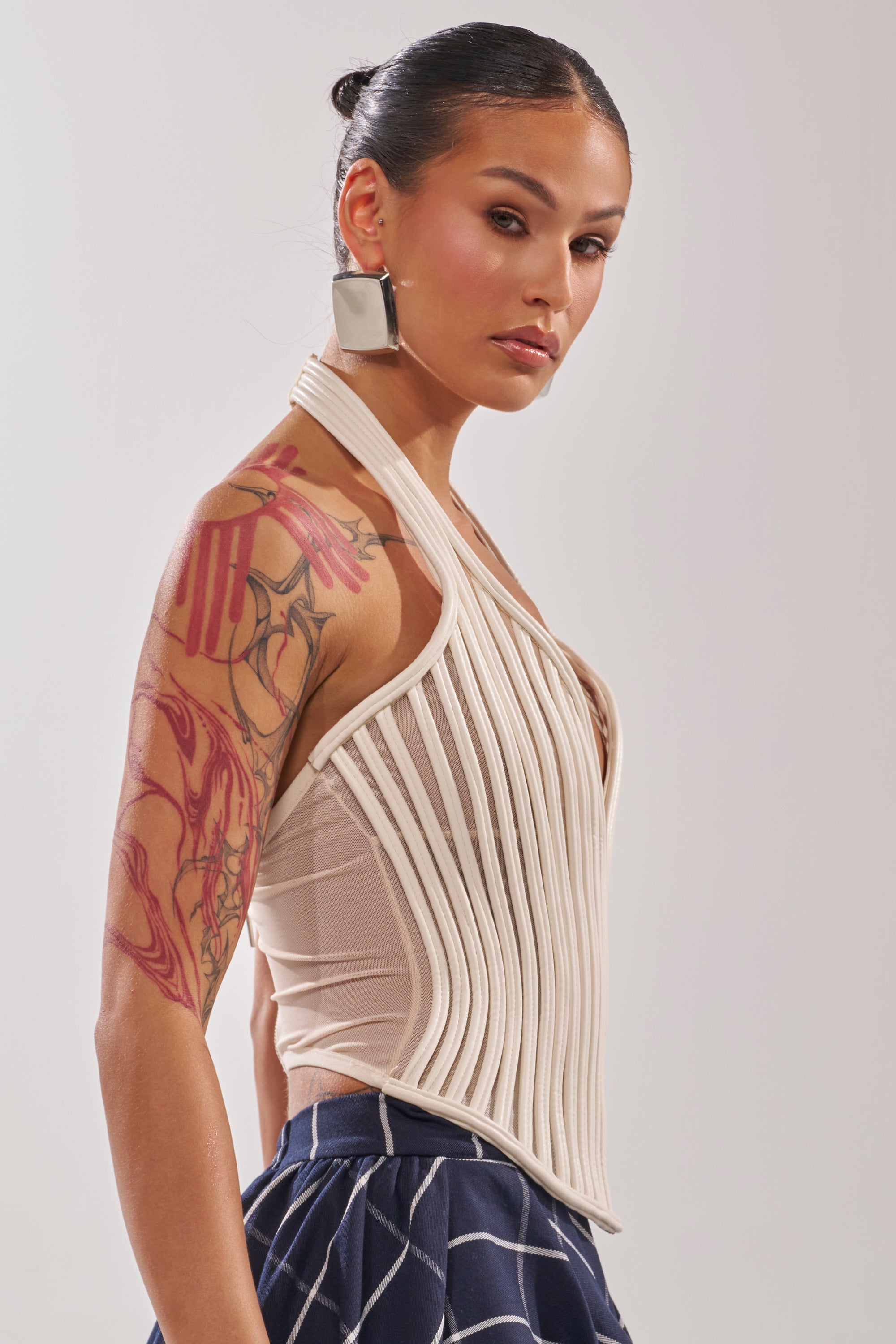 GET GROOVY WITH IT MESH CORSET