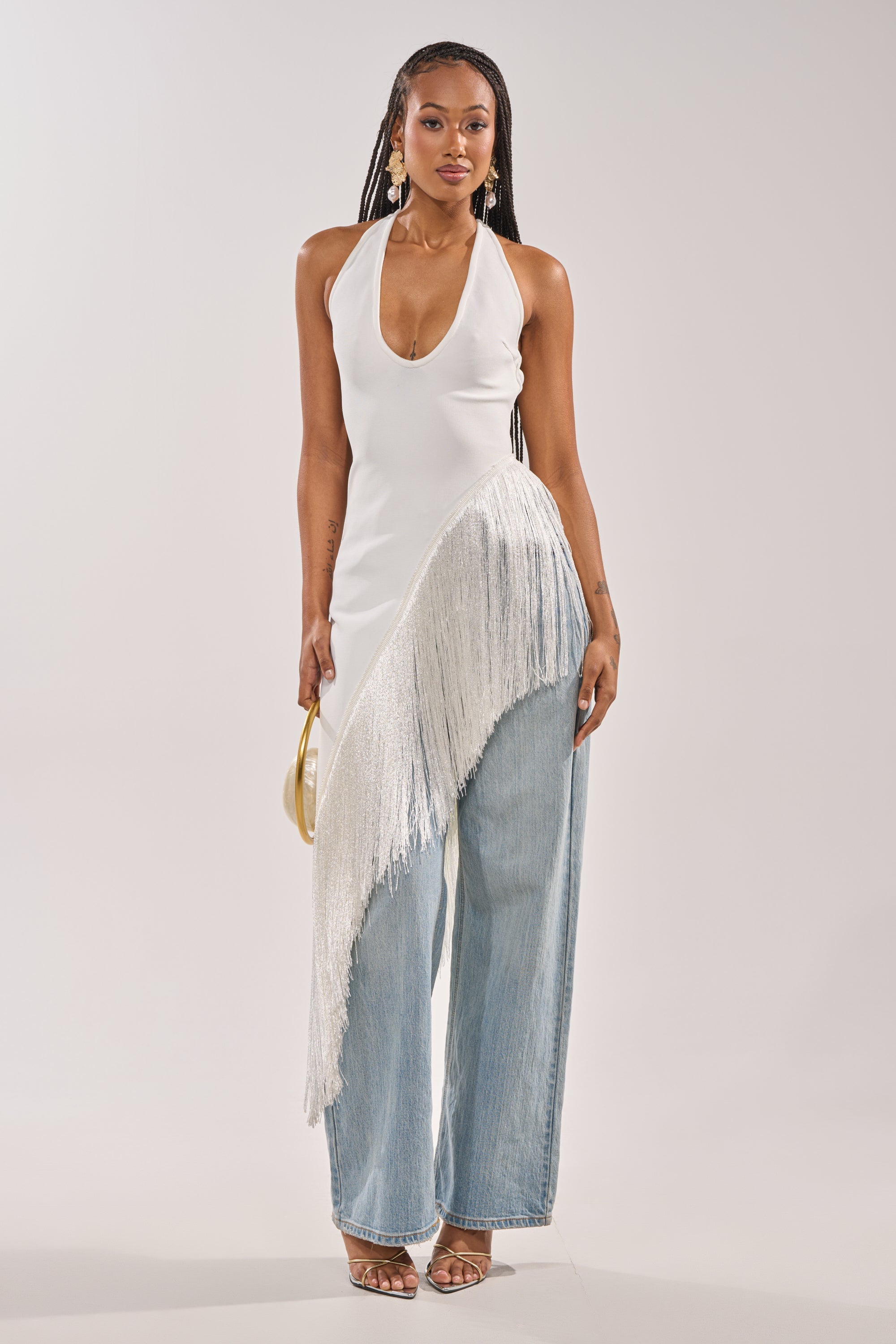 TAKE ME OUT FRINGE TOP