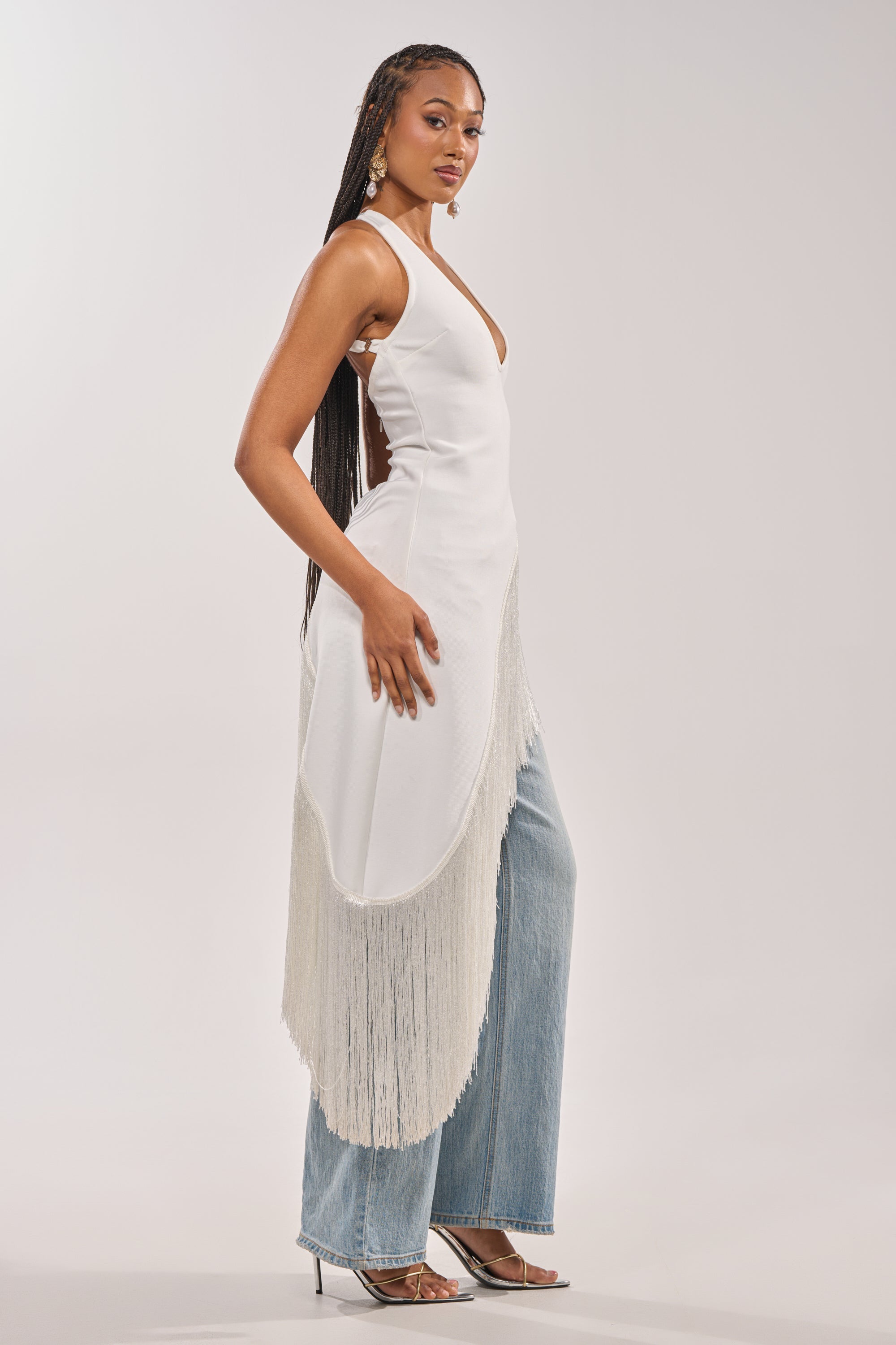 TAKE ME OUT FRINGE TOP
