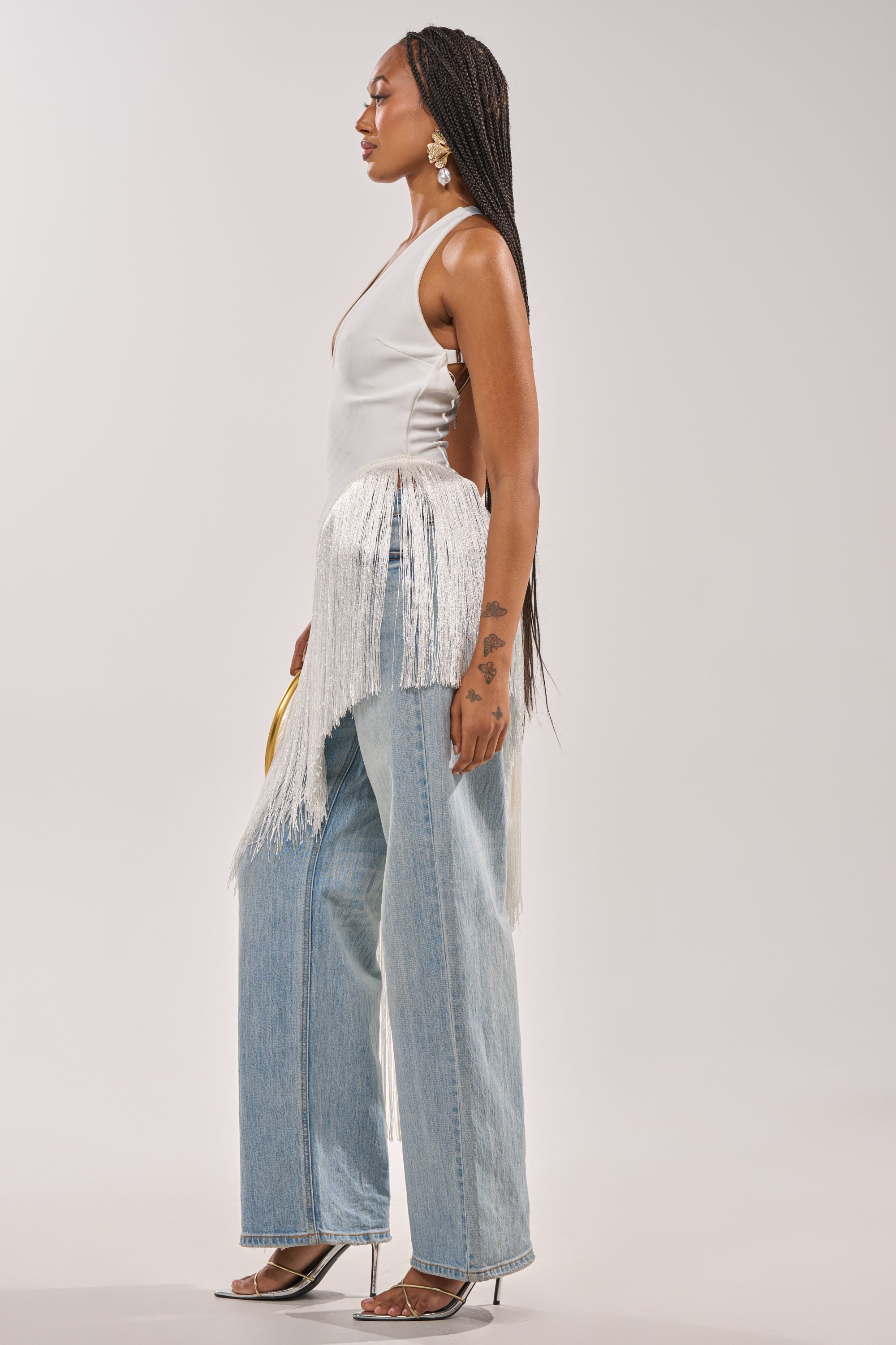 TAKE ME OUT FRINGE TOP
