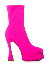 AZALEA WANG DELANIE FUCHSIA BOOTIE