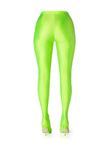 AZALEA WANG STAR STRETCH SEXY STILETTO PANT BOOT IN LIME