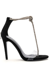 AZALEA WANG TIA STILETTO SANDAL IN SILVER
