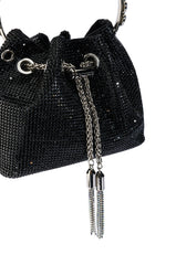 BAD HABIT EMBELLISHED BUCKET BAG