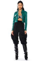 BASSEY DOUBLE FRONT POCKET MOTO
