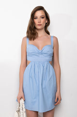 BELIEVE ME OPEN BACK MINI DRESS