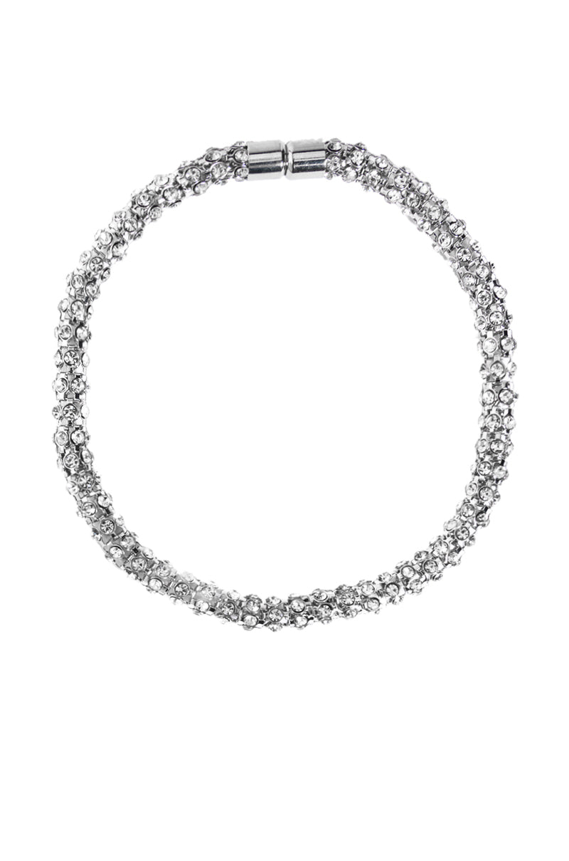 BLINGING NECKLACE IN SILVER