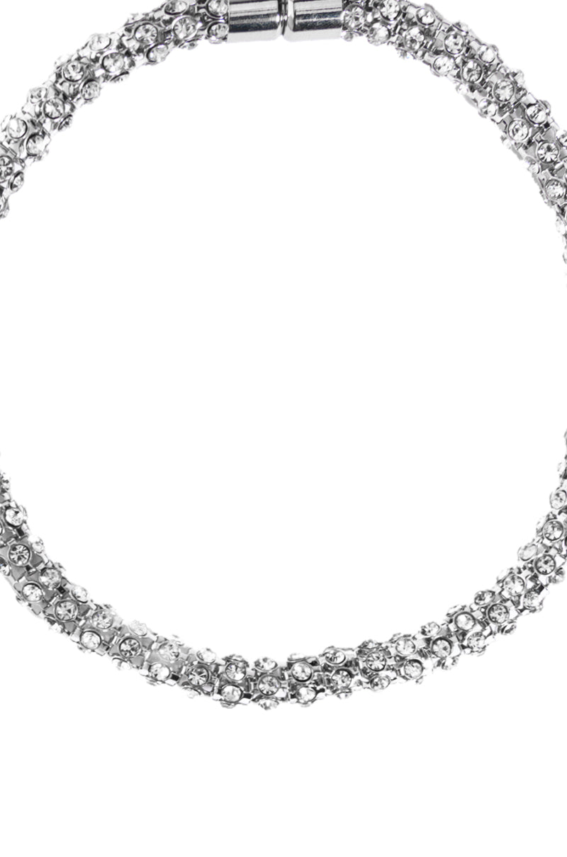 BLINGING NECKLACE IN SILVER
