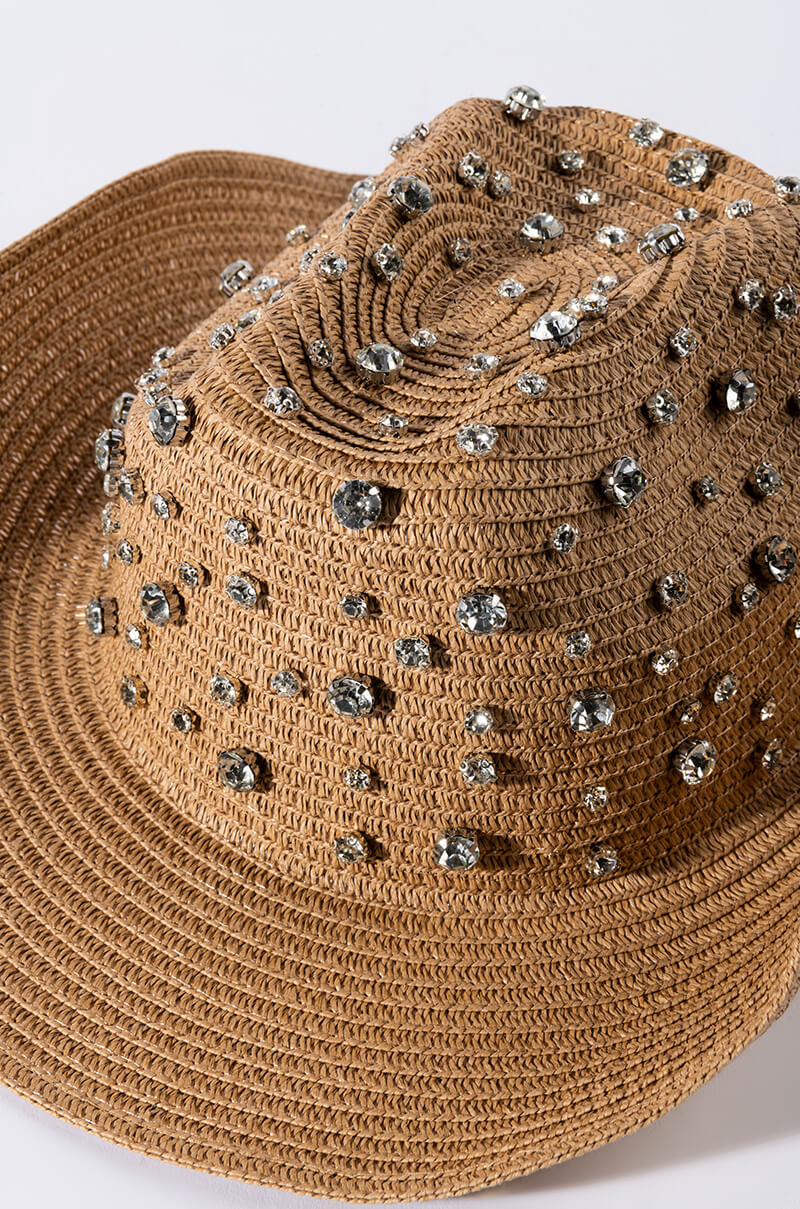 BOOT SCOOT RAFFIA GEM COWBOY HAT