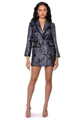 BUSINESS AS USUAL BLAZER MINI DRESS