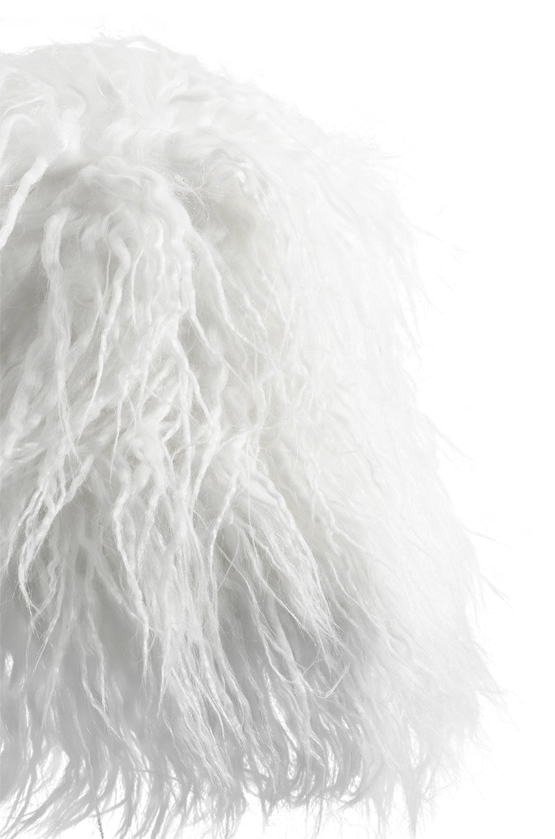 CALL ME CRAZY FAUX MOHAIR BUCKET HAT
