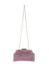 RONA PINK EMBELLISHED CLUTCH