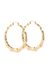 ESSENTIAL METAL HOOP IN GOLD