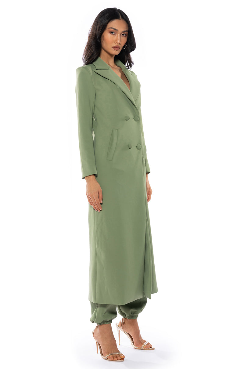 COCOA BUTTER SCUBA TRENCH