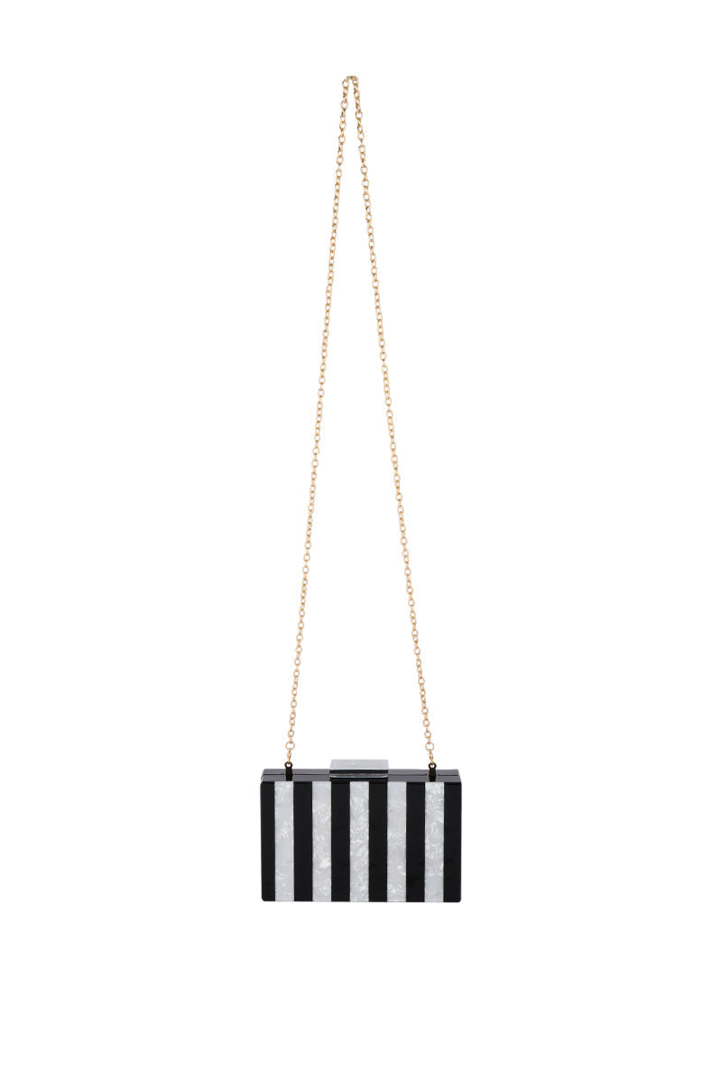 COSMOPOLITAN ACRYLIC CLUTCH
